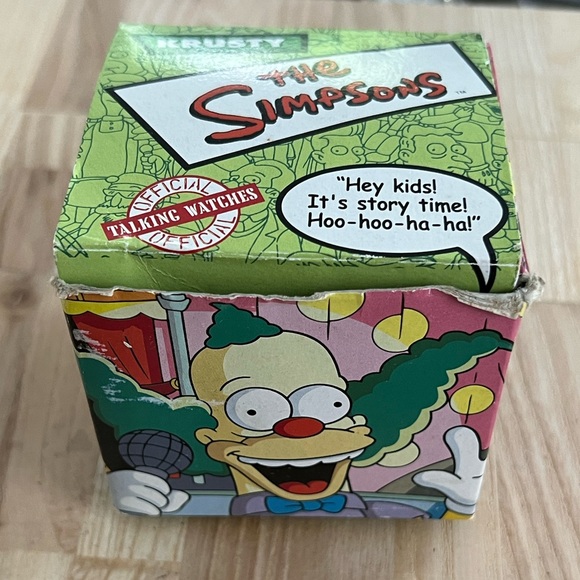 The Simpsons Krusty the Clown Talking Watch in Original Box - Picture 2 of 7